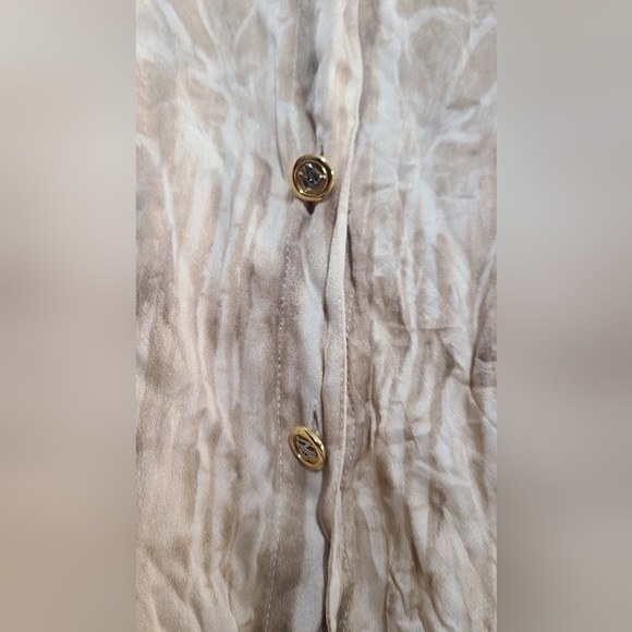 Vintage Escada Women's Silk Tiger Print Blouse Size 36 - Picture 2 of 8